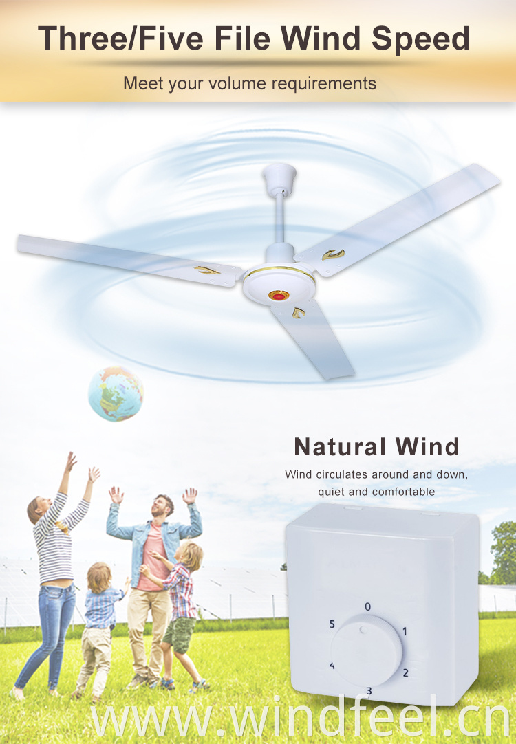 Useful Electrical Ceiling Fan Classical Fan With Decoration